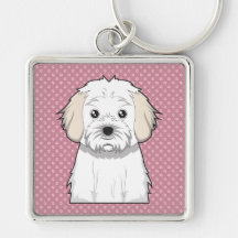 Cavachon Cartoon Key Chains