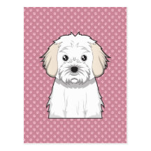 Cavachon Cartoon Postcard