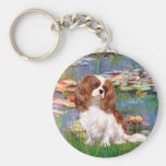 Cavalier 2 (bl) - Lilies 2 Key Chain