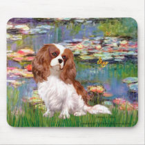 Cavalier 2 (bl) - Lilies 2 Mouse Mats