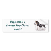Cavalier king charles bumper sticker