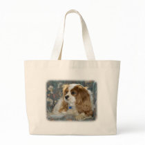Cavalier King Charles Spaniel 8R16D-01 Tote Bags