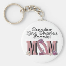 Cavalier King Charles Spaniel MOM Key Chains