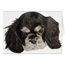 Cavalier King Charles Spaniel Puppy Greeting Cards