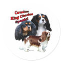 Cavalier King Charles Spaniel Trio 2 - Sticker