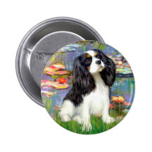 Cavalier (Tri5) - Lilies 2 Pinback Button