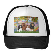 Cavaliers (4) - in Monet's Garden Hats