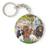 Cavaliers (4) - in Monet's Garden keychains