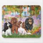 Cavaliers (4) - in Monet's Garden Mousepads