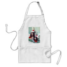 Cavaliers at Christmas Apron