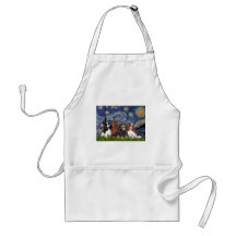 Cavaliers (four) - Starry Night Apron
