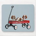 Cavaliers In Wagon Mousepad