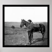 Cavalry Orderly at Antietan 1862 Poster