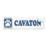 Cavaton Blue bumper stickers