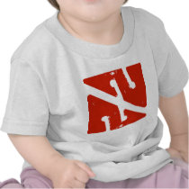 cave arrow flag t-shirt