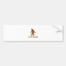 Cave Yeller (Sasquatch) Bumper Stickers