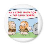 caveman invention daisy wheel computers magnet