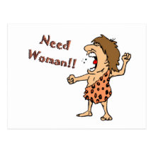 Caveman Postcard