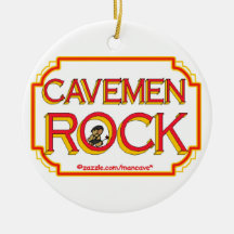 Cavemen Rock BR Ornaments