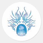Caving Skull Stickers