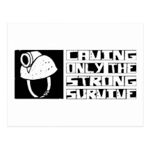 Caving Survive Postcard