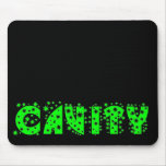 cavity mouse pad green