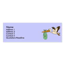 CB- Funny Stork Business Cards