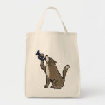 CB- Funny Wolf Playing the Trumpet Bag