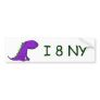 CB- I Ate NY Bumper sticker