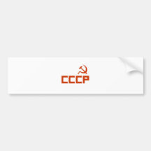 CCCP BUMPER STICKER