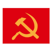 cccp ussr hammer and sickle postcards