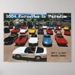 CCOH Corvettes In Paradise 2004 posters