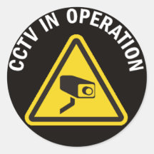 CCTV IN OPERATION STICKERS