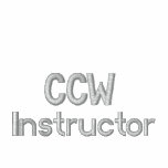 CCW Instructor Polo embroidered shirts