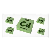 Cd Cadmium Custom Photo Card