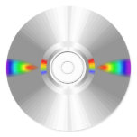 CD'S ROUND STICKERS