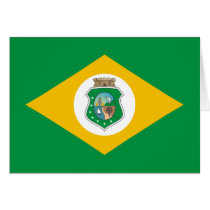 Ceara Brasil, Brazil flag Greeting Card