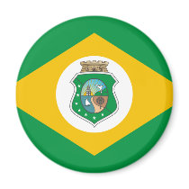 Ceara Brasil, Brazil flag Fridge Magnets