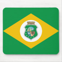 Ceara Brasil, Brazil flag Mouse Pads