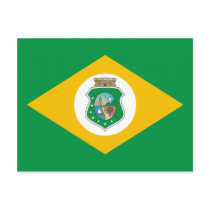 Ceara Brasil, Brazil flag Post Card