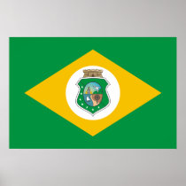 Ceara Brasil, Brazil flag Print
