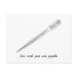 Ceci N'est Pas Une Pipette postcards