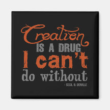 Cecil B. DeMille Creation Quote Magnets