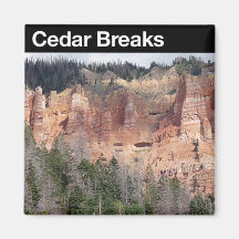 Cedar Breaks NM Fridge Magnet