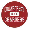Cedarcrest - Chargers - Junior - Spanaway stickers