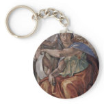 Ceiling Fresco For The Story Of Creation In The Si Keychains