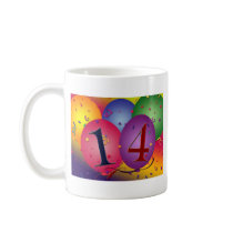 Celebrate 14th Birthday Mug