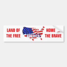 Celebrate America Bumper Stickers