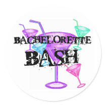 Celebrate Bachelorette Bash Sticker