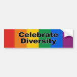 Celebrate Diversity 2 Bumper Sticker